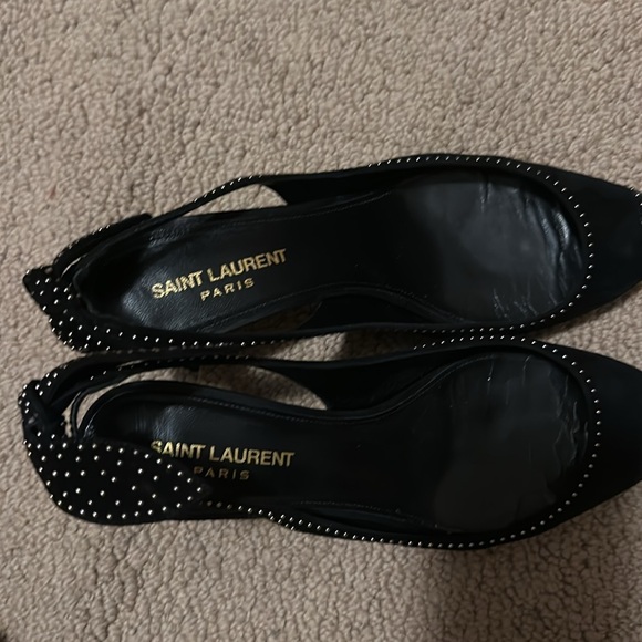 Saint Laurent Kitten Heels 38 - Picture 5 of 7